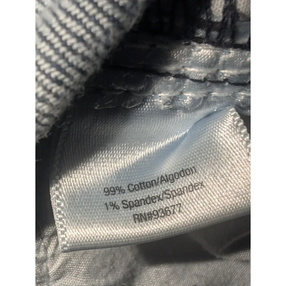 Ana Women's Jeans Size 10 Blue Cropped Capri Low Rise Dark Wash Denim 5 Pockets - Picture 8 of 13